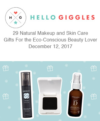 Hello Giggles Eco Gifts Holiday Gift Guide With Saison Organic Skin Care